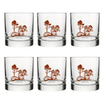 Charming Squirrel Rocks Glass - 10 Oz Brown Hobo Squirrel Design - Perfect for Whiskey or Mixed Drinks - Rocks Glass - Two Little Fruits - Two Little Fruits