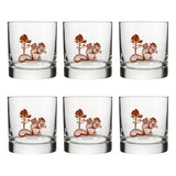 Charming Squirrel Rocks Glass - 10 Oz Brown Hobo Squirrel Design - Perfect for Whiskey or Mixed Drinks - Rocks Glass - Two Little Fruits - Two Little Fruits