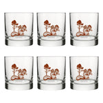 Charming Squirrel Rocks Glass - 10 Oz Brown Hobo Squirrel Design - Perfect for Whiskey or Mixed Drinks - Rocks Glass - Two Little Fruits - Two Little Fruits