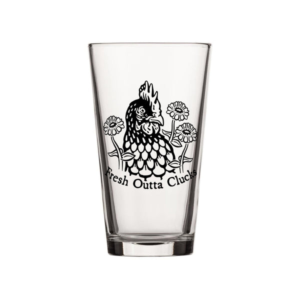 Chicken Pint Glass - Pint Glass - Two Little Fruits - Two Little Fruits