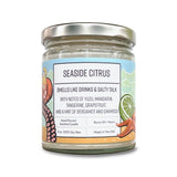 Citrus Scented Candles - Yuzu & Seaside Citrus Aroma | Hand - Poured 100% Soy Wax Candle - Soy Candles - Two Little Fruits - Two Little Fruits