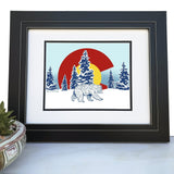 Colorado Bear Print - 8x10 Art Print on High Quality Acid Free Paper - Paper Prints - Two Little Fruits - Two Little Fruits