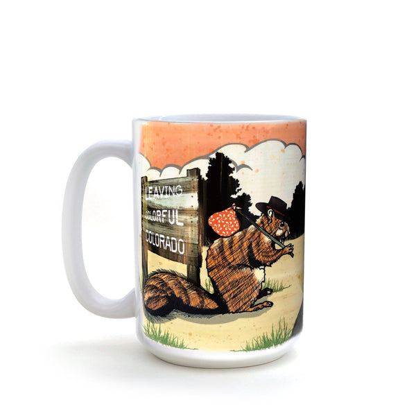 Colorado Squirrel Coffee Mug - Mug - Two Little Fruits - Two Little Fruits