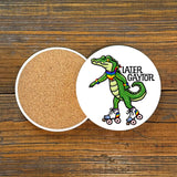 Colorful 4" Gay Pride Coasters - Ceramic Drink Coasters - Coasters - Two Little Fruits - Two Little Fruits