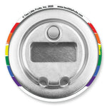 Colorful Gay Pride Bottle Opener - Rainbow Bear Magnetic with Soft - Touch Matte Finish - Soft Matte Bottle Openers - Two Little Fruits - Two Little Fruits