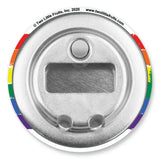 Colorful Gay Pride Bottle Opener - Rainbow Bear Magnetic with Soft - Touch Matte Finish - Soft Matte Bottle Openers - Two Little Fruits - Two Little Fruits