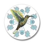 Colorful Hummingbird Coasters - 4" Ceramic Drink Coasters with Cork Backing - Coasters - Two Little Fruits - Two Little Fruits