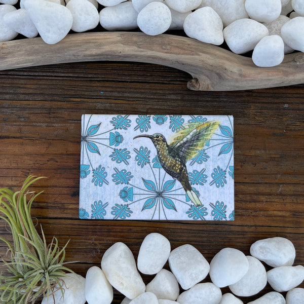 Colorful Hummingbird Fridge Magnet - 2" x 3" Durable Art Magnet with Strong Hold - Fridge Magnets - Two Little Fruits - Two Little Fruits