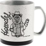 cowboy bear illustrated ceramic mug 20 oz by Two Little Fruits