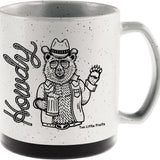 cowboy bear illustrated ceramic mug 20 oz by Two Little Fruits