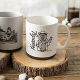 cowboy bear illustrated ceramic mug 20 oz by Two Little Fruits