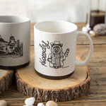 Cowboy Bear Mug - Large 20 Oz Ceramic, Matte Speckled Finish, Dishwasher & Microwave Safe - Mug - Two Little Fruits - Two Little Fruits