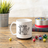 Cowboy Bear Mug - Large 20 Oz Ceramic, Matte Speckled Finish, Dishwasher & Microwave Safe - Mug - Two Little Fruits - Two Little Fruits