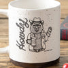 Cowboy Bear Mug - Large 20 Oz Ceramic, Matte Speckled Finish, Dishwasher & Microwave Safe - Mug - Two Little Fruits - Two Little Fruits