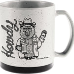Cowboy Bear Mug - Large 20 Oz Ceramic, Matte Speckled Finish, Dishwasher & Microwave Safe - Mug - Two Little Fruits - Two Little Fruits