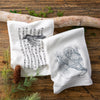 Crow and Owl Tea Towel - Tea Towels - Two Little Fruits - Two Little Fruits