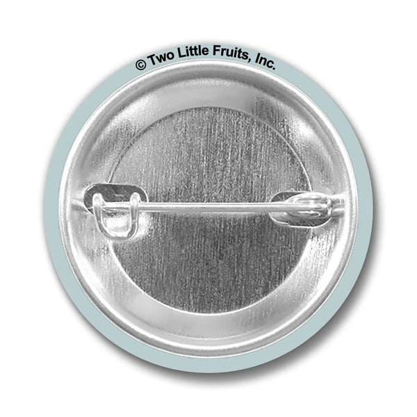 Cute Animal Button Pin - Raccoon 1.25" Soft - Touch Matte Finish - Button Pins - Two Little Fruits - Two Little Fruits