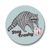 Cute Animal Button Pin - Raccoon 1.25" Soft - Touch Matte Finish - Button Pins - Two Little Fruits - Two Little Fruits