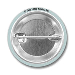 Cute Animal Button Pin - Raccoon 1.25" Soft - Touch Matte Finish - Button Pins - Two Little Fruits - Two Little Fruits