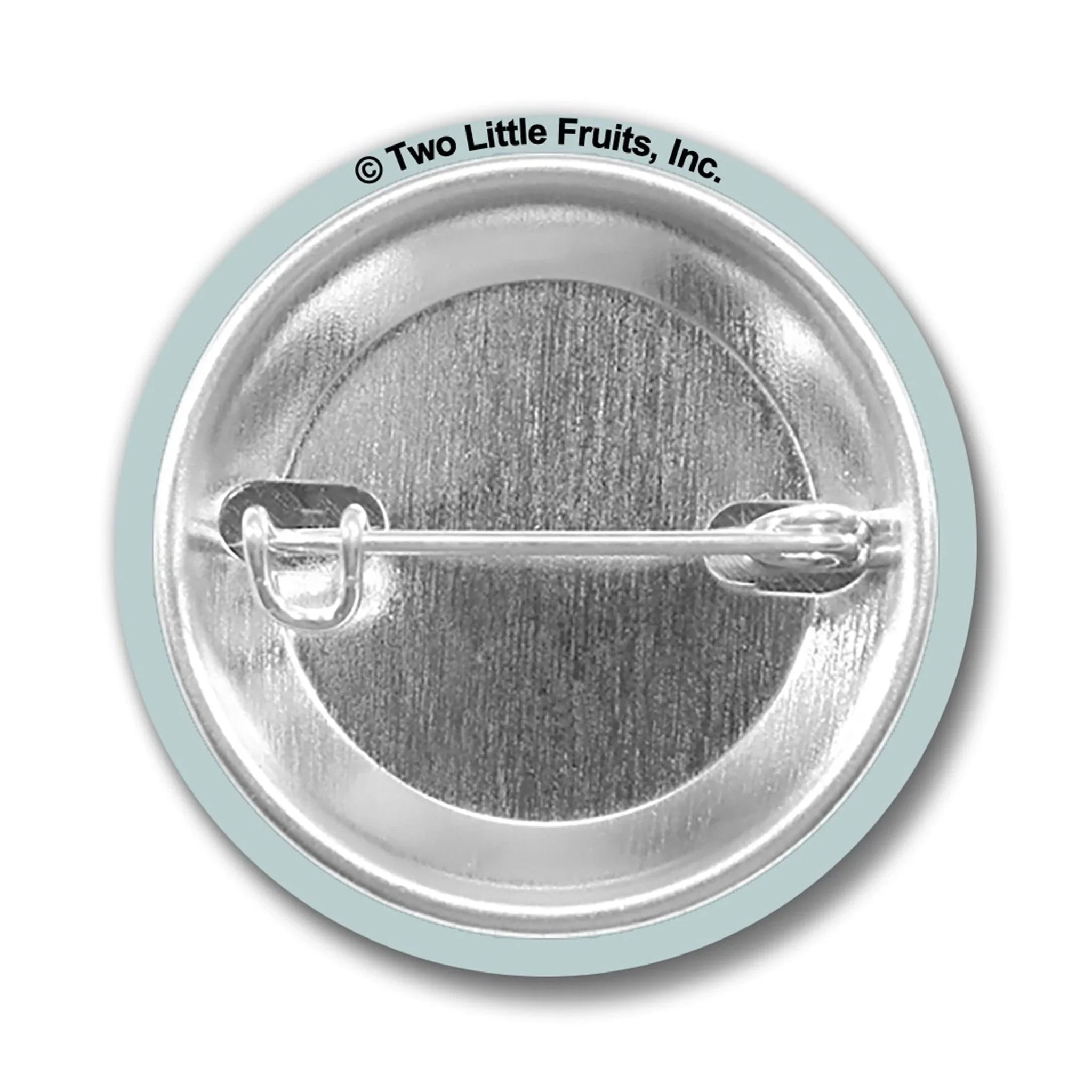 Cute Animal Button Pin - Raccoon 1.25" Soft - Touch Matte Finish - Button Pins - Two Little Fruits - Two Little Fruits