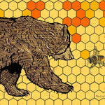 Cute Bear Art Print | Whimsical Wildlife Decor in 8x10 & 11x14 | High Quality Animal Art - Paper Prints - Two Little Fruits - Two Little Fruits