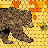 Cute Bear Art Print | Whimsical Wildlife Decor in 8x10 & 11x14 | High Quality Animal Art - Paper Prints - Two Little Fruits - Two Little Fruits