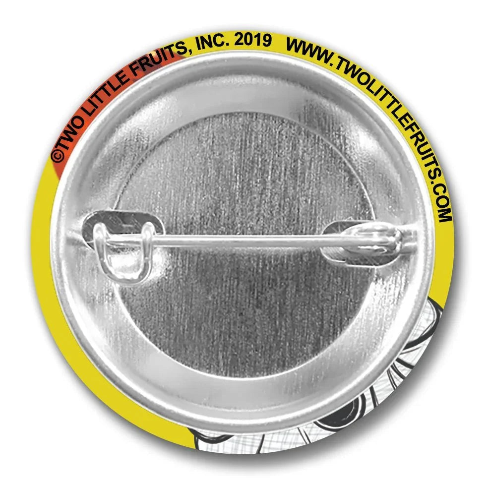 Cute Cat Pins: Astronaut Cat Button Pin - 1.25" Soft - Touch Matte - Button Pins - Two Little Fruits - Two Little Fruits