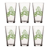 Cute Frog Pint Glass - Screen - Printed Bicycle Design - Pint Glass - Two Little Fruits - Two Little Fruits