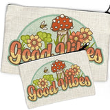 Cute Mushroom Small Travel Pouch - Versatile Zipper Bag for Cosmetics, Pencils & More - Zipper Pouches - Two Little Fruits - Two Little Fruits