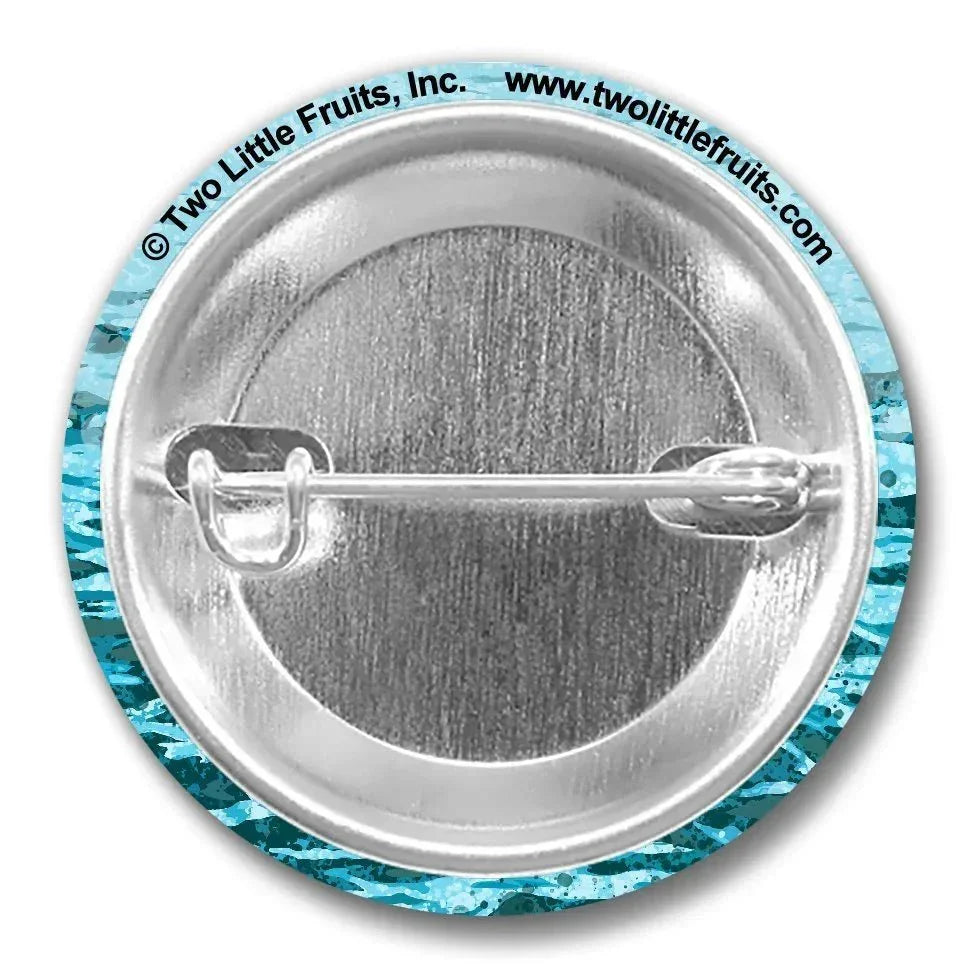 Cute Sea Otter Pin – 1.25" Soft - Touch Matte Finish, Weather & Scuff Resistant - Button Pins - Two Little Fruits - Two Little Fruits