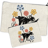 Cute Zipper Pouch for Dogs | Stylish Coin Purse, Cosmetic Bag & Pencil Case in 2 Sizes - Zipper Pouches - Two Little Fruits - Two Little Fruits