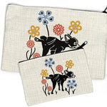 Cute Zipper Pouch for Dogs | Stylish Coin Purse, Cosmetic Bag & Pencil Case in 2 Sizes - Zipper Pouches - Two Little Fruits - Two Little Fruits