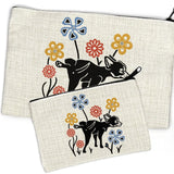 Cute Zipper Pouch for Dogs | Stylish Coin Purse, Cosmetic Bag & Pencil Case in 2 Sizes - Zipper Pouches - Two Little Fruits - Two Little Fruits
