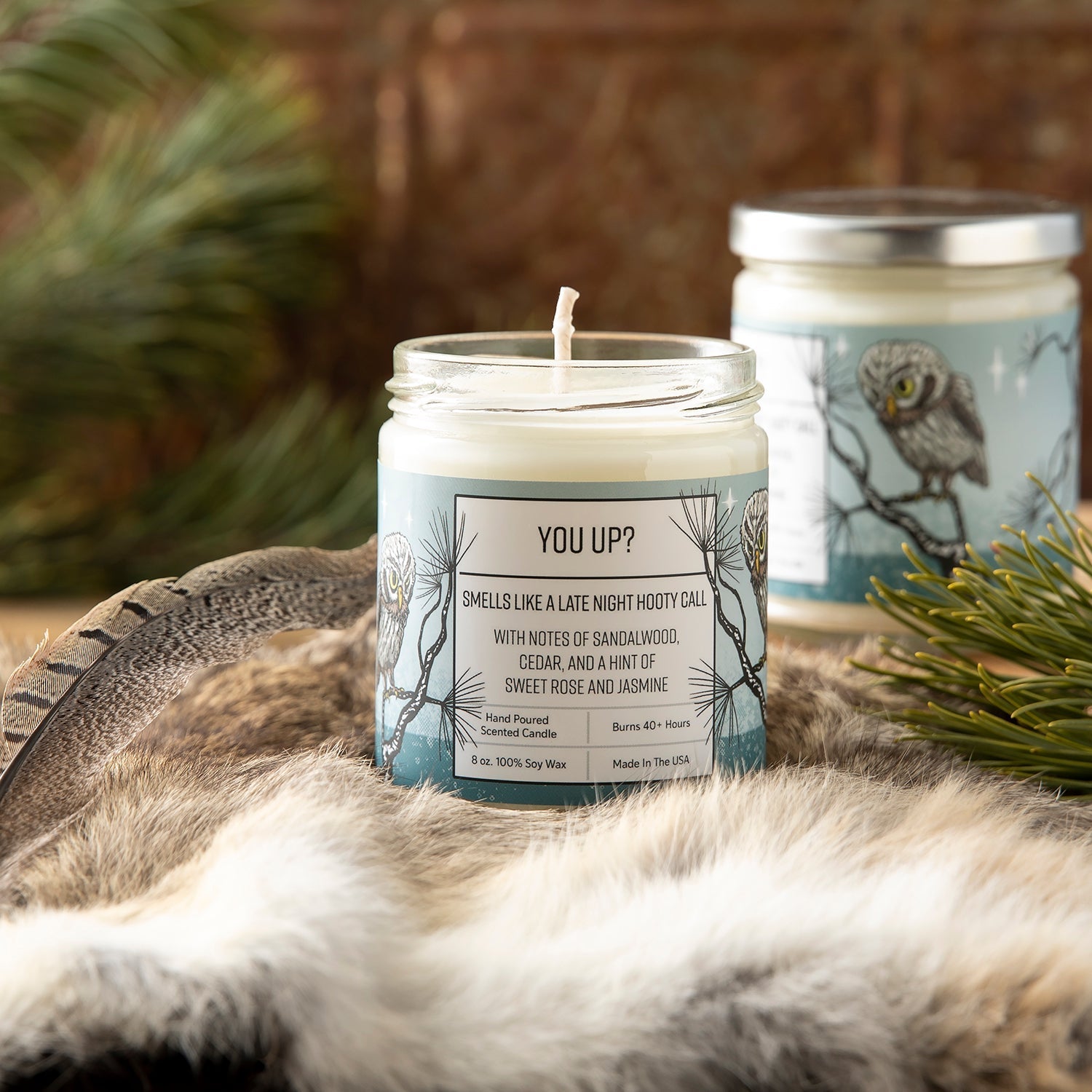 Date Night Candles Set - 100% Soy Wax, Long - Lasting 40+ Hour Burn Time, Unique Aromas - Soy Candles - Two Little Fruits - Two Little Fruits