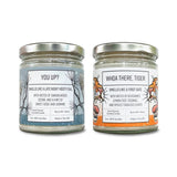 Date Night Set hand-poured soy candle by Two Little Fruits