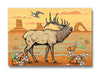 Desert Elk Fridge Magnet - Fridge Magnets - Two Little Fruits - Two Little Fruits
