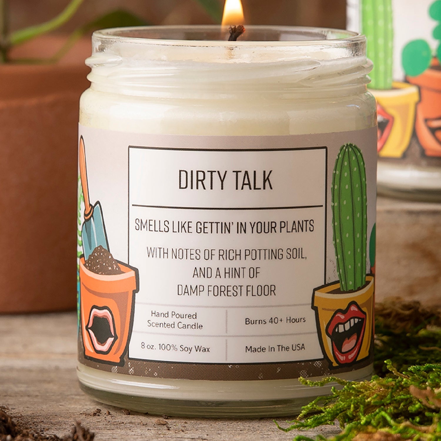 Dirt Scented Candle - Soy Candles - Two Little Fruits - Two Little Fruits