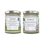 Earthy Aroma Candle Set | Patchouli & Marijuana Scented Soy Wax Candles - Soy Candles - Two Little Fruits - Two Little Fruits