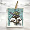 Eco - Friendly Absorbent Swedish Dishcloth With Snail And Mushroom Design - Biodegradable & Reusable - Swedish Dish Cloth - Two Little Fruits - Two Little Fruits