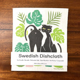 Eco - Friendly Cat Design Dishcloth - Biodegradable, Super Absorbent, Reusable & Compostable - Swedish Dish Cloth - Two Little Fruits - Two Little Fruits
