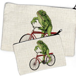 Frog Pencil Pouch - Adorable Zipper Pouch for School, Travel & Organization - Cute Design - Zipper Pouches - Two Little Fruits - Two Little Fruits