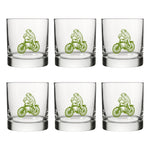Frog Rocks Glass - Whimsical Green Whiskey Glass with Original Frog Illustration, 10 Fl Oz Capacity - Rocks Glass - Two Little Fruits - Two Little Fruits