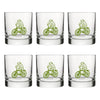Frog Rocks Glass - Whimsical Green Whiskey Glass with Original Frog Illustration, 10 Fl Oz Capacity - Rocks Glass - Two Little Fruits - Two Little Fruits