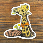 Animal illustrated vinyl sticker by Two Little Fruits