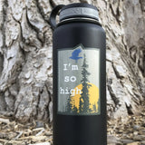 Funny Cannabis Sticker - I'm So High Vinyl Decal, Durable & Waterproof, Perfect for Every Surface - Sticker - Two Little Fruits - Two Little Fruits