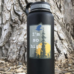 Funny Cannabis Sticker - I'm So High Vinyl Decal, Durable & Waterproof, Perfect for Every Surface - Sticker - Two Little Fruits - Two Little Fruits