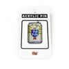 Funny Lapel Pins: Hey Man Let's Go Outside Beer Can Acrylic Pin - 1.25 Inches with Durable Clutch - Acrylic Pin - Two Little Fruits - Two Little Fruits