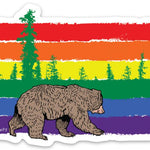 Gay Pride Stickers: Rainbow Bear Vinyl Decal – Waterproof, Durable & Adorable - Sticker - Two Little Fruits - Two Little Fruits