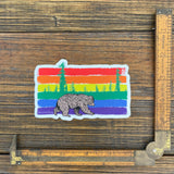 Gay Pride Stickers: Rainbow Bear Vinyl Decal – Waterproof, Durable & Adorable - Sticker - Two Little Fruits - Two Little Fruits