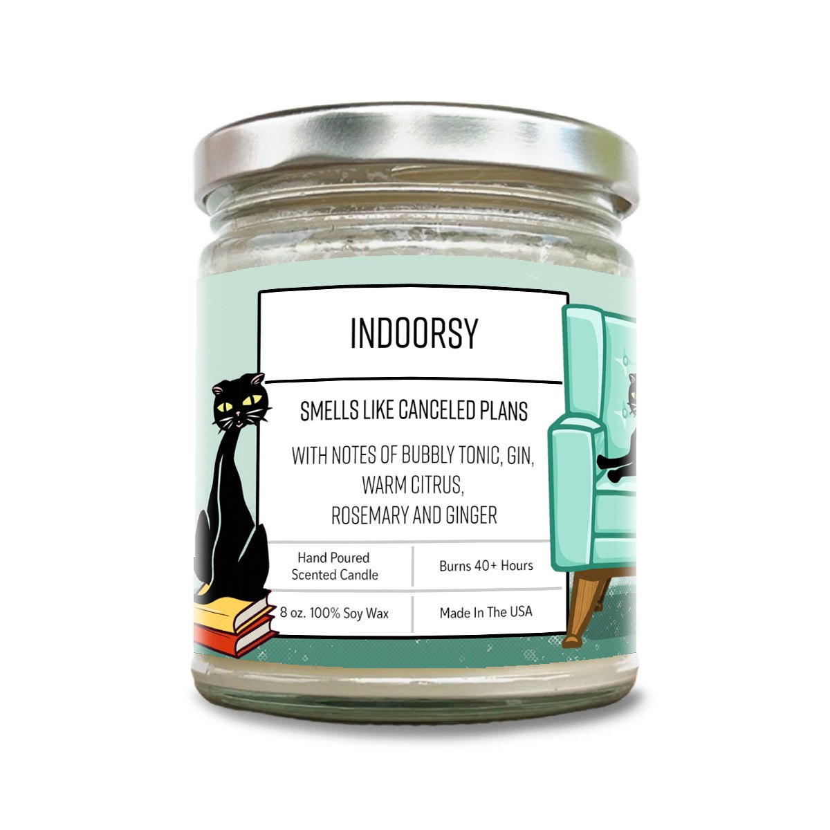 Gin and Bubbly Tonic Scented Candle - Soy Candles - Two Little Fruits - Two Little Fruits